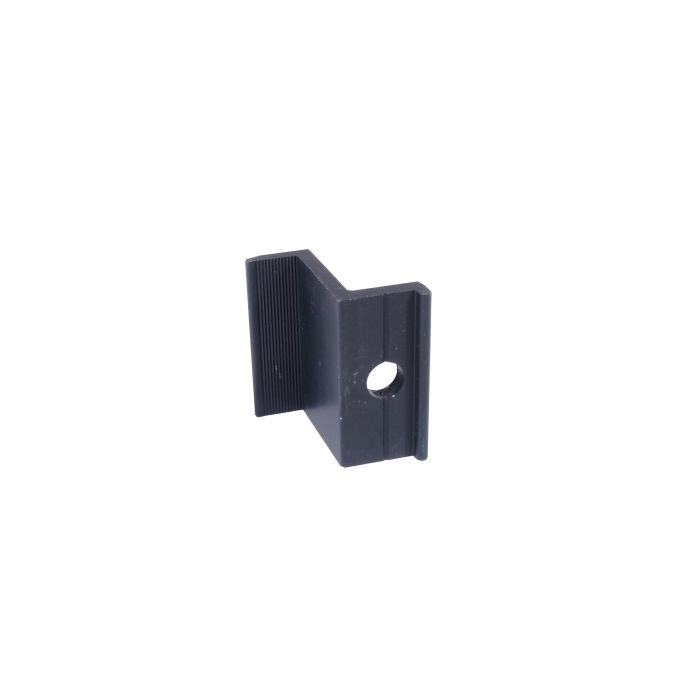 END CLAMP 25X80 BLACK