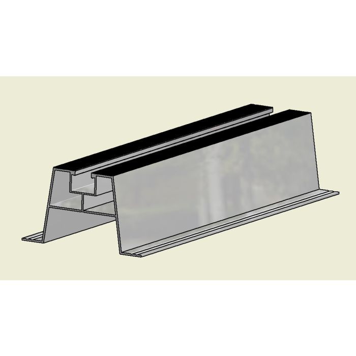 TRAPEZOIDAL MOUNTING RAIL SMT L800 (110x60) WITH SEAL