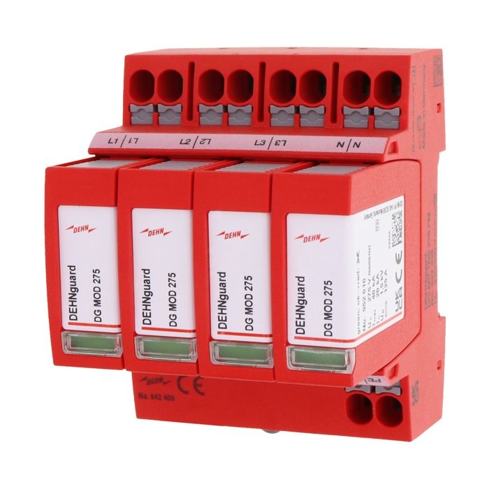 MODULAR SURGE ARRESTER AC DEHN TYP 2 DG SMP TNS 275 3FAZ (942 402)