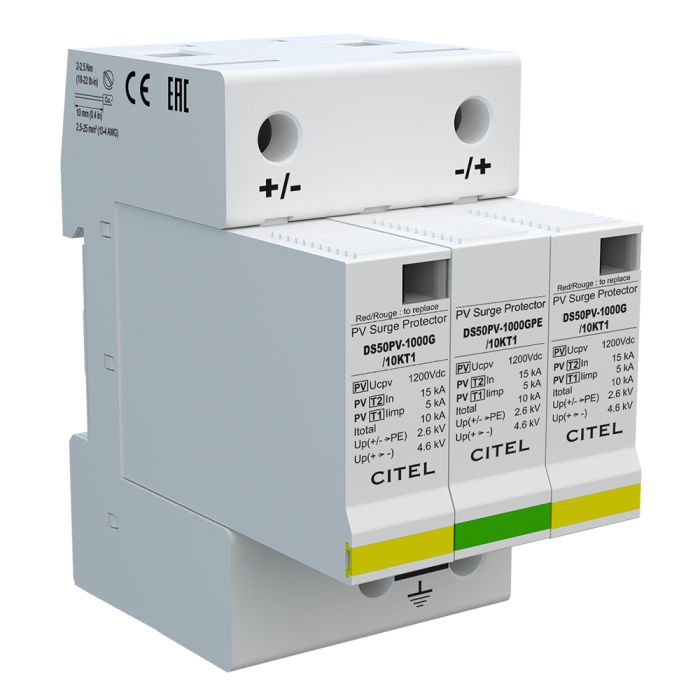 DC OVERVOLTAGE LIMITER TYPE 1+2 DS50PVS-1000G/12KT1 (C482393)