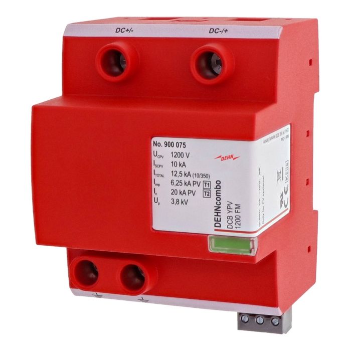 OVERVOLTAGE LIMITER DC DEHN TYP 1+2 DCB YPC 1200V (900 070, 900 075)