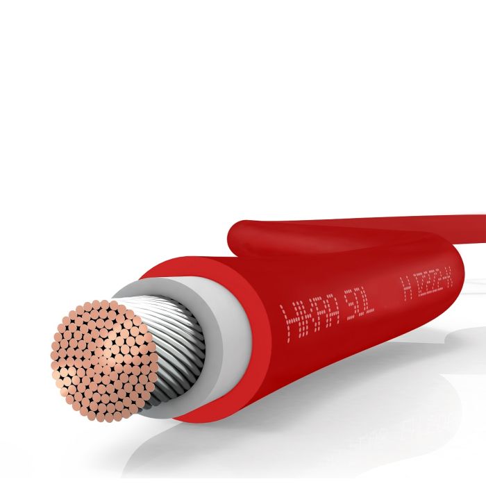 SOLAR CABLE HIS 1X4 RED (100M) (738614@0100)